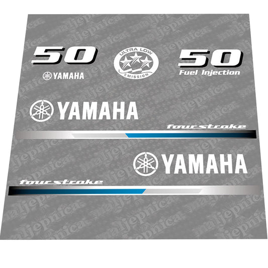Yamaha 50 (2013) Decal (Sticker) Set replacement decal set