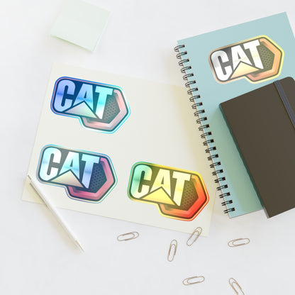 CAT Caterpillar Decals / 4pcs for Interior & exterior applications / water, scratch, and UV-resistant