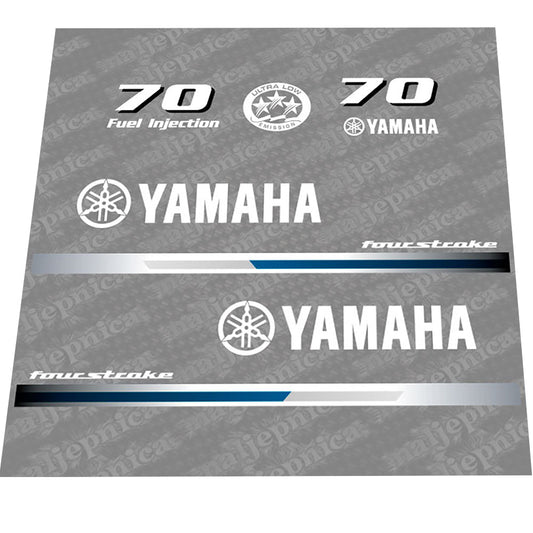 Yamaha 70 (2013) Decal (Sticker) Set replacement decal set