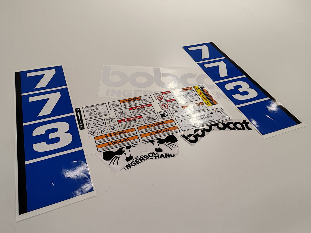 Bobcat 773 Ingersoll Rand Loader Aftermarket Decal  Aufkleber  Adesivo  Sticker  Replacement Set