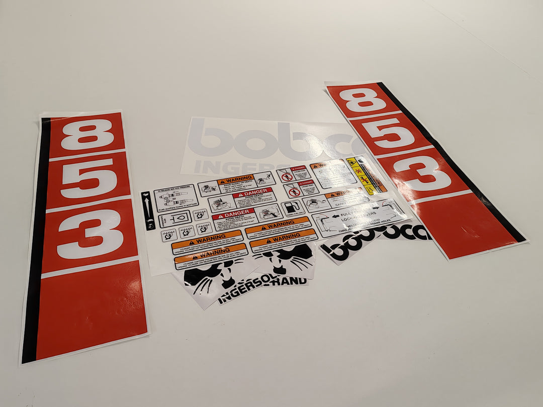 Bobcat 853 Ingersoll Rand Loader Aftermarket Decal  Aufkleber  Adesivo  Sticker  Replacement Set