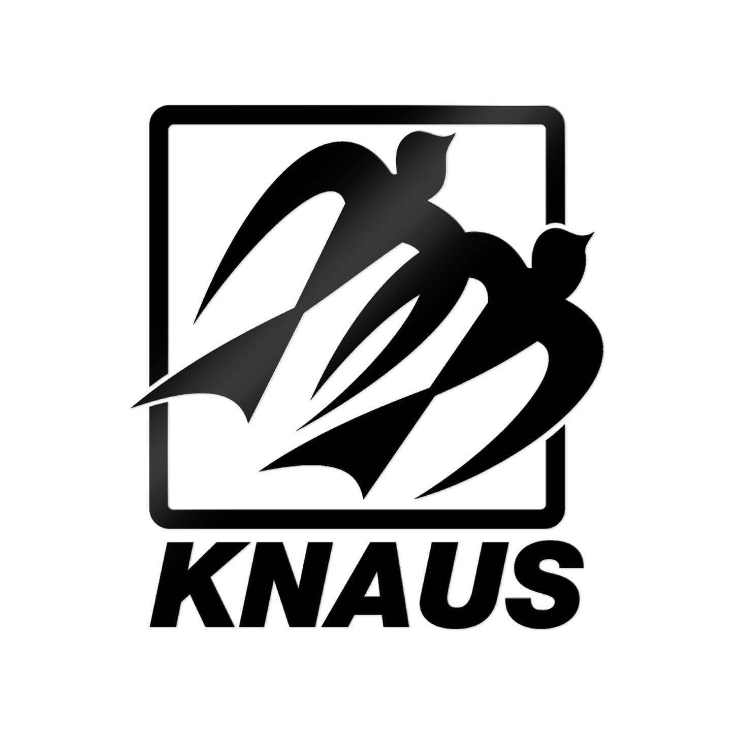 Knaus Caravan Motorhome Black Decal Set Aftermarket Replacement (DTF) 1pcs - Multiple Size