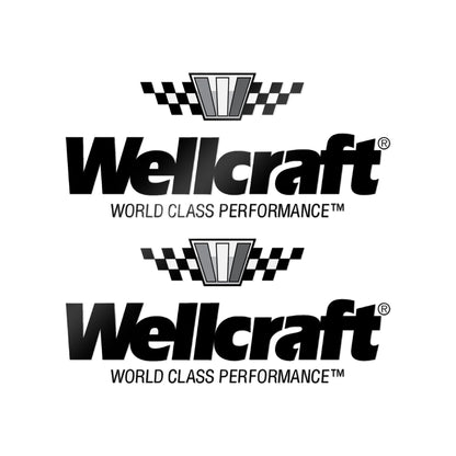 Wllcraft Boat Decal Set Aftermarket Replacement (DTF) 2pcs - Multiple Size
