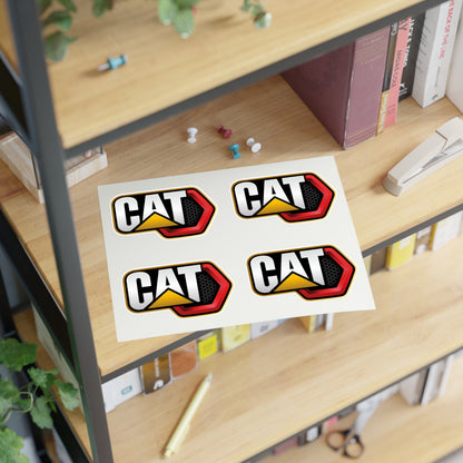 CAT Caterpillar Decals / 4pcs for Interior & exterior applications / water, scratch, and UV-resistant