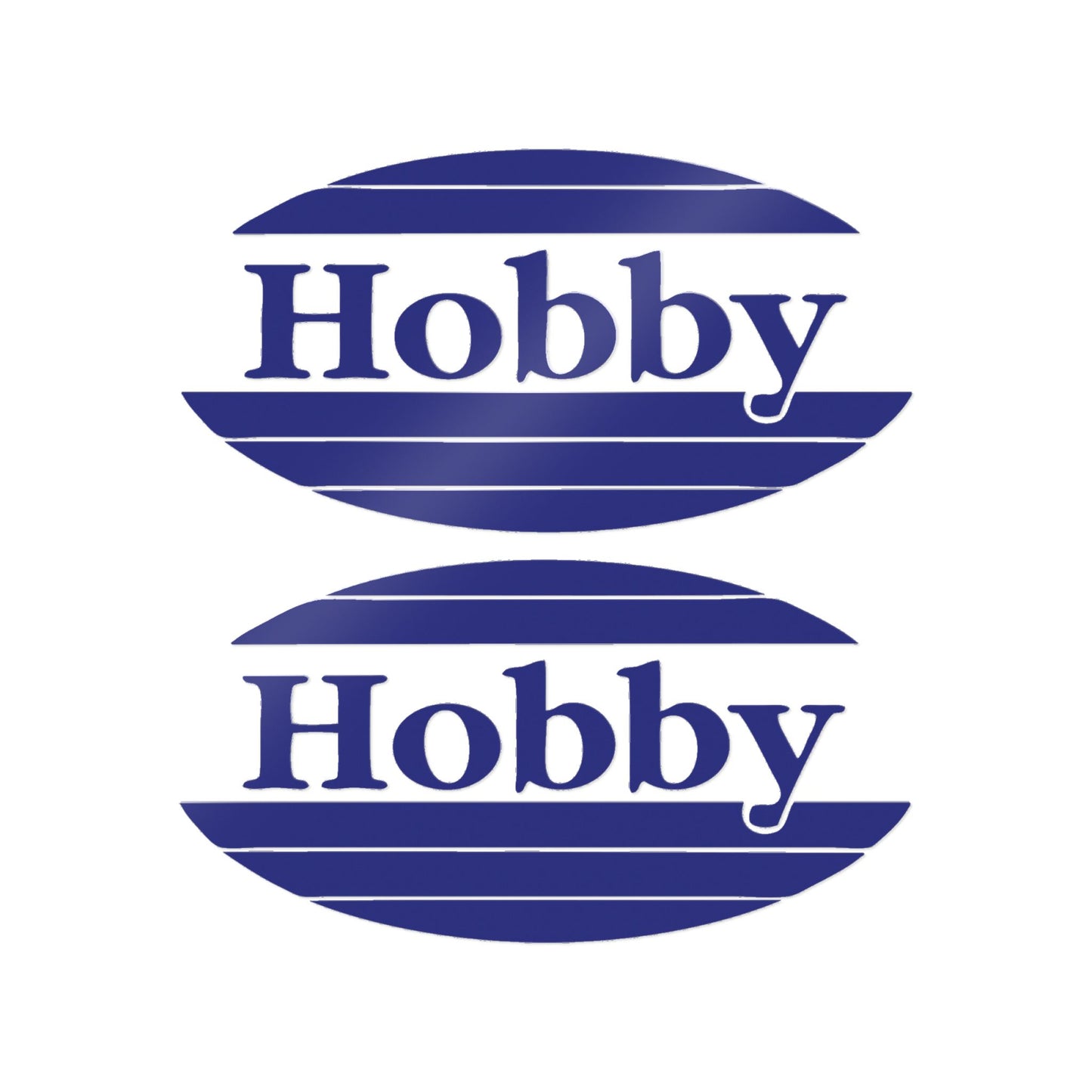 Hobby Prestige Blue Aftermarket Replacement Caravan Decals Sticker (DTF) 2pcs - Multiple Size