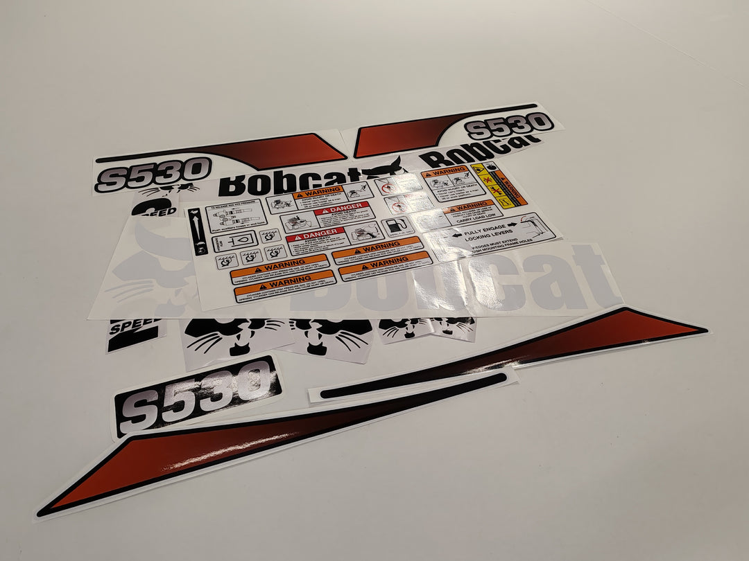 Bobcat S530 Loader Aftermarket Decal  Aufkleber  Adesivo  Sticker  Replacement Set