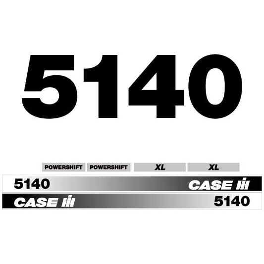 Case 5140 tractor decal aufkleber adesivo sticker set replacement decal set