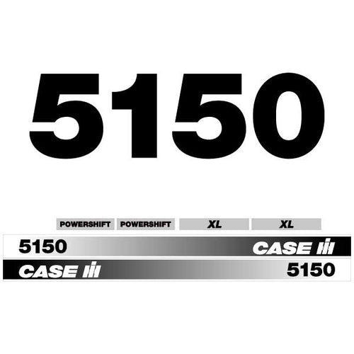 Case 5150 tractor decal aufkleber adesivo sticker set replacement decal set