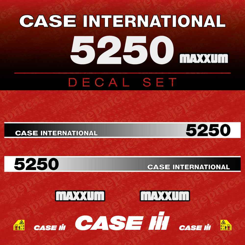 Case International 7210 Aftermarket Replacement Tractor Decal (Sticker) Set