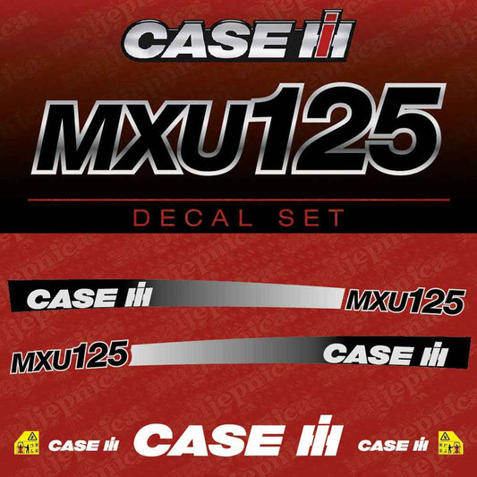 Case MXU 130 Aftermarket Replacement Tractor Decal (Sticker) Set (Copy)