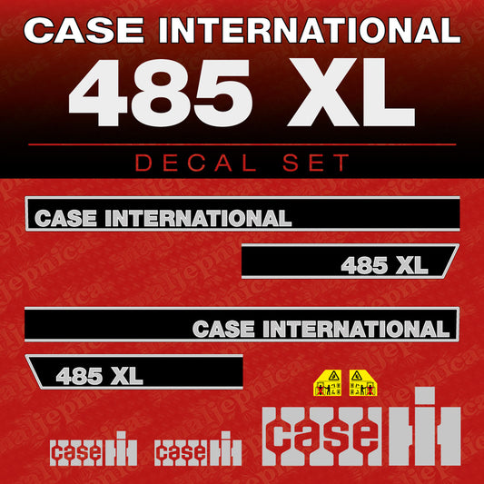 Case International 485 XL Aftermarket Replacement Tractor Decal (Sticker) Set