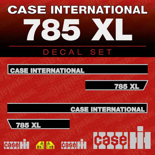 Case International 785 XL Aftermarket Replacement Tractor Decal (Sticker) Set