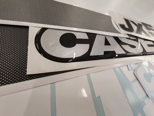 Case JX 55 3D Resin Aftermarket Replacement Tractor Decal (Sticker) Set