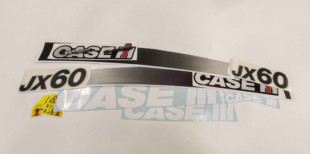 Case JX 60 3D Resin Aftermarket Replacement Tractor Decal (Sticker) Set