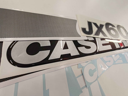 Case JX 60 3D Resin Aftermarket Replacement Tractor Decal (Sticker) Set