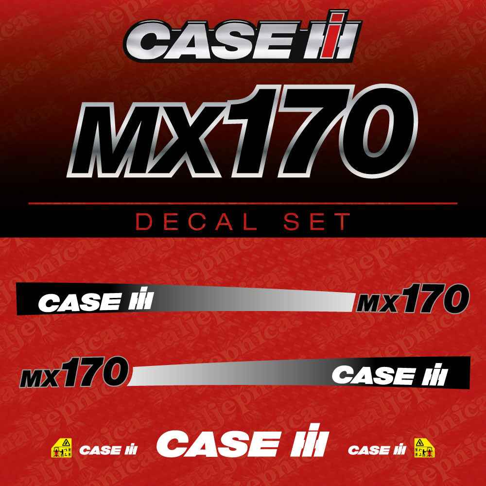 Case MXU 100 Aftermarket Replacement Tractor Decal (Sticker) Set (Copy)