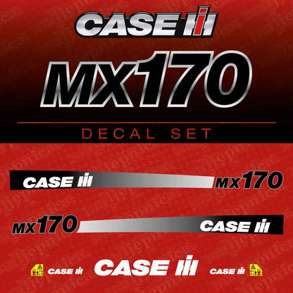 Case MXU 100 Aftermarket Replacement Tractor Decal (Sticker) Set (Copy)