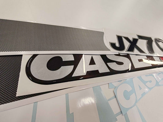 Case JX 55 3D Resin Aftermarket Replacement Tractor Decal (Sticker) Set