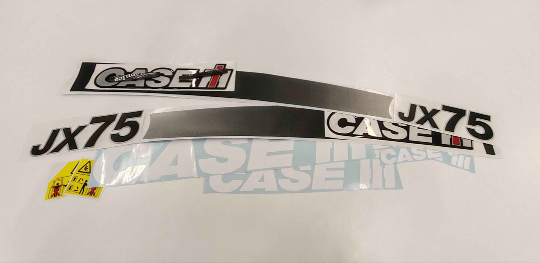 Case JX 75 3D Resin Aftermarket Replacement Tractor Decal (Sticker) Set