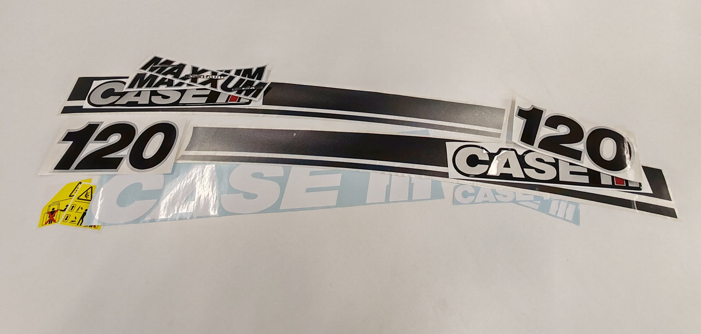 Case Maxxum 120 tractor decal (aufkleber adesivo) sticker set
