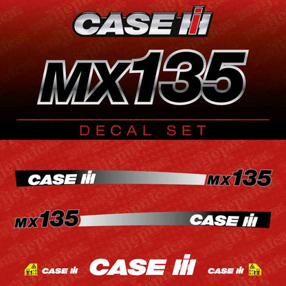 Case MX 150 Aftermarket Replacement Tractor Decal (Sticker) Set