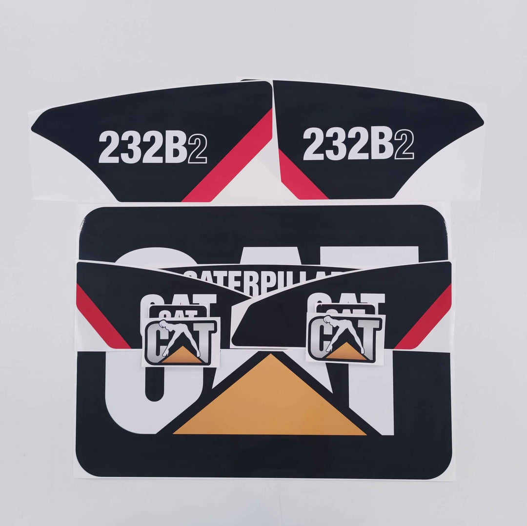 CAT Caterpillar 236B2 Replacement Decal Skid Steer Loader Set