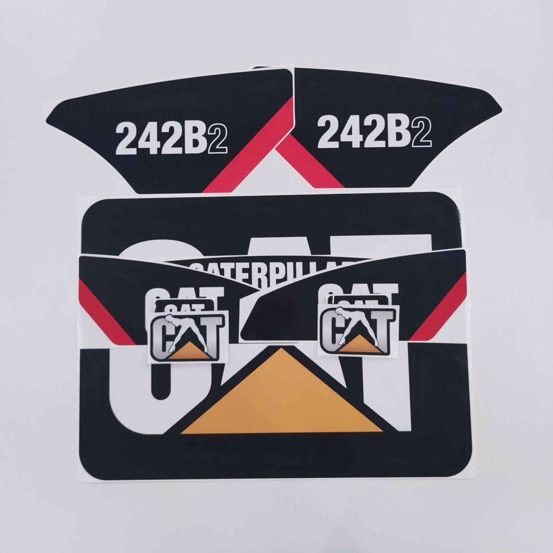 CAT Caterpillar 247B2 Replacement Decal Skid Steer Loader Set