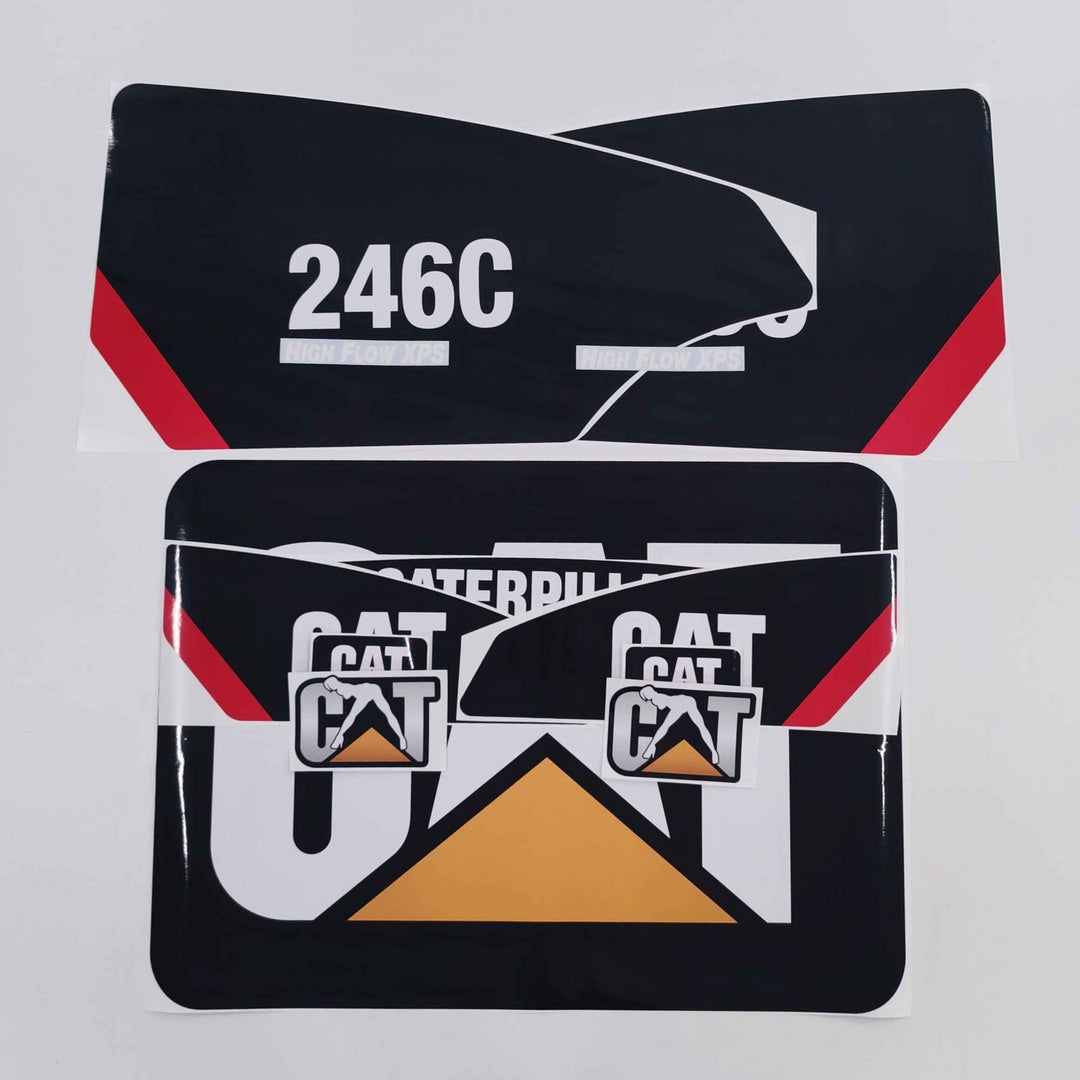 CAT Caterpillar 256C / HFX / TS Replacement Decal Skid Steer Loader Set