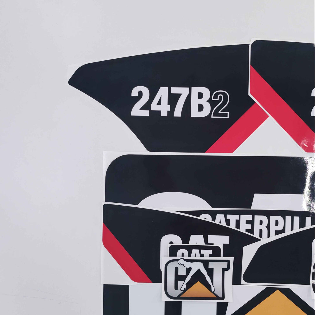 CAT Caterpillar 257B2 Replacement Decal Skid Steer Loader Set