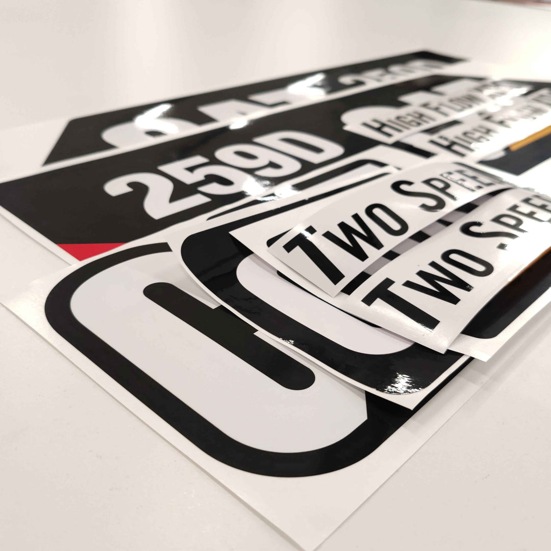 CAT Caterpillar 259D Replacement Decal Skid Steer Loader Set