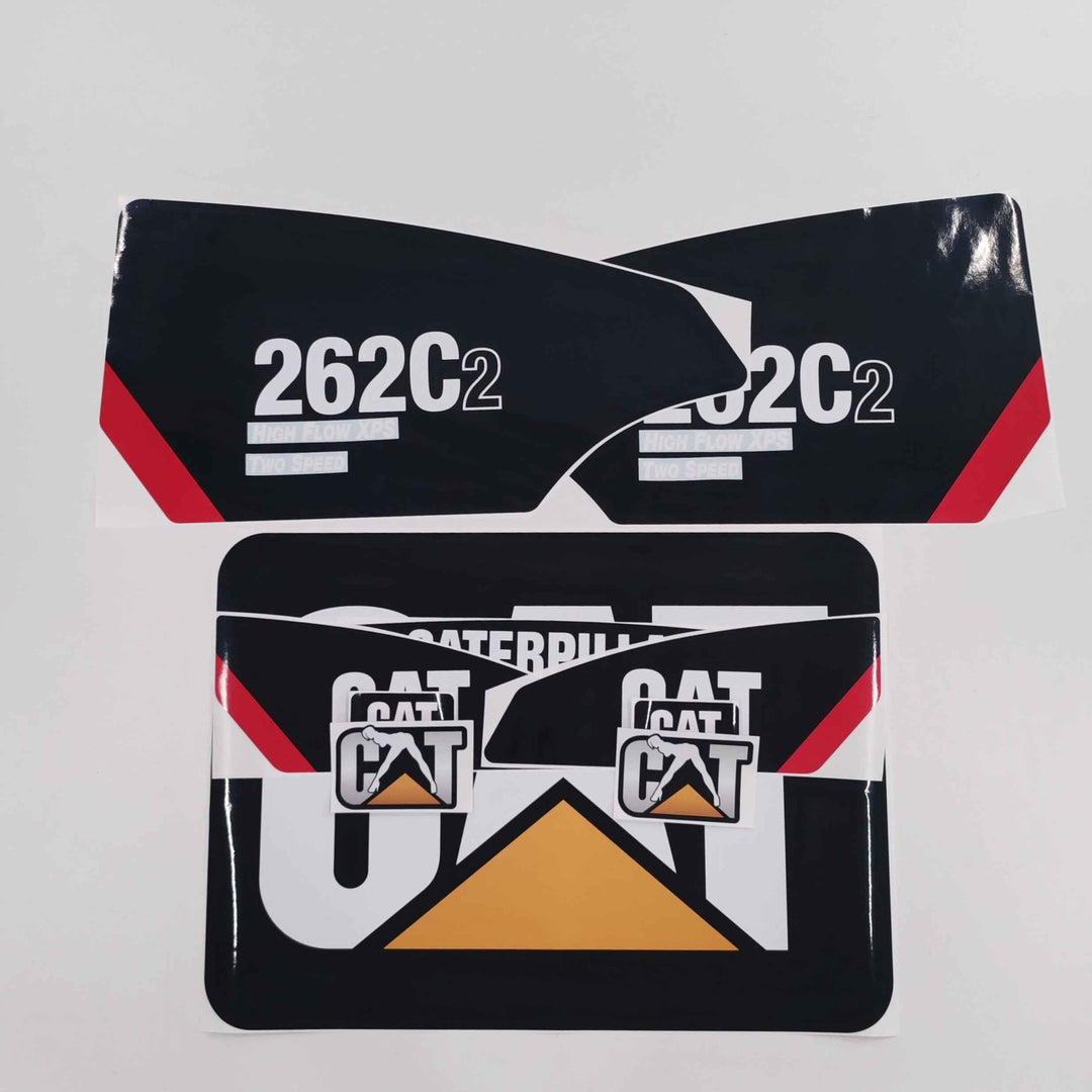 CAT Caterpillar 262C2 Two Speed Replacement Decal Skid Steer Loader Set