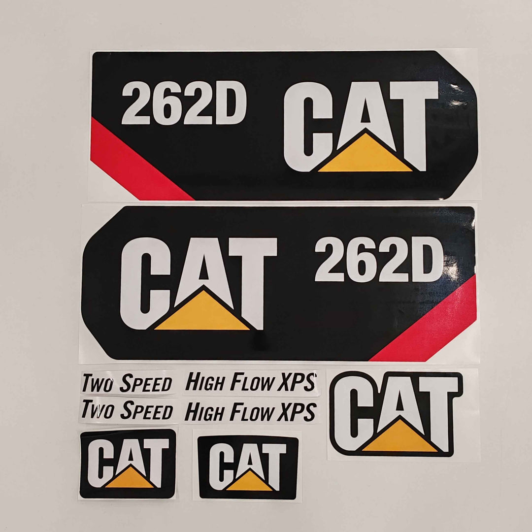 CAT Caterpillar 262D Replacement Decal Skid Steer Loader Set