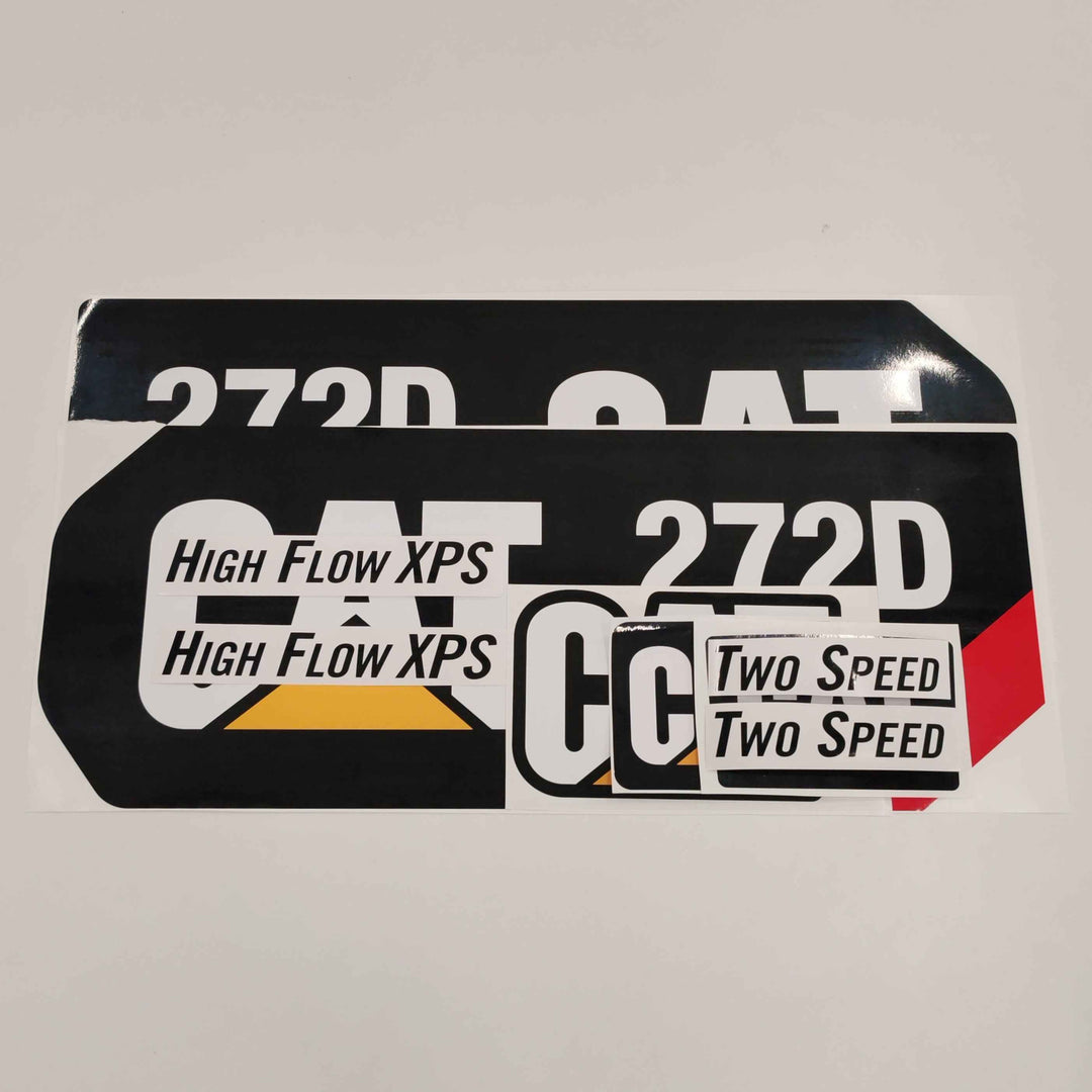 CAT Caterpillar 272D Replacement Decal Skid Steer Loader Set
