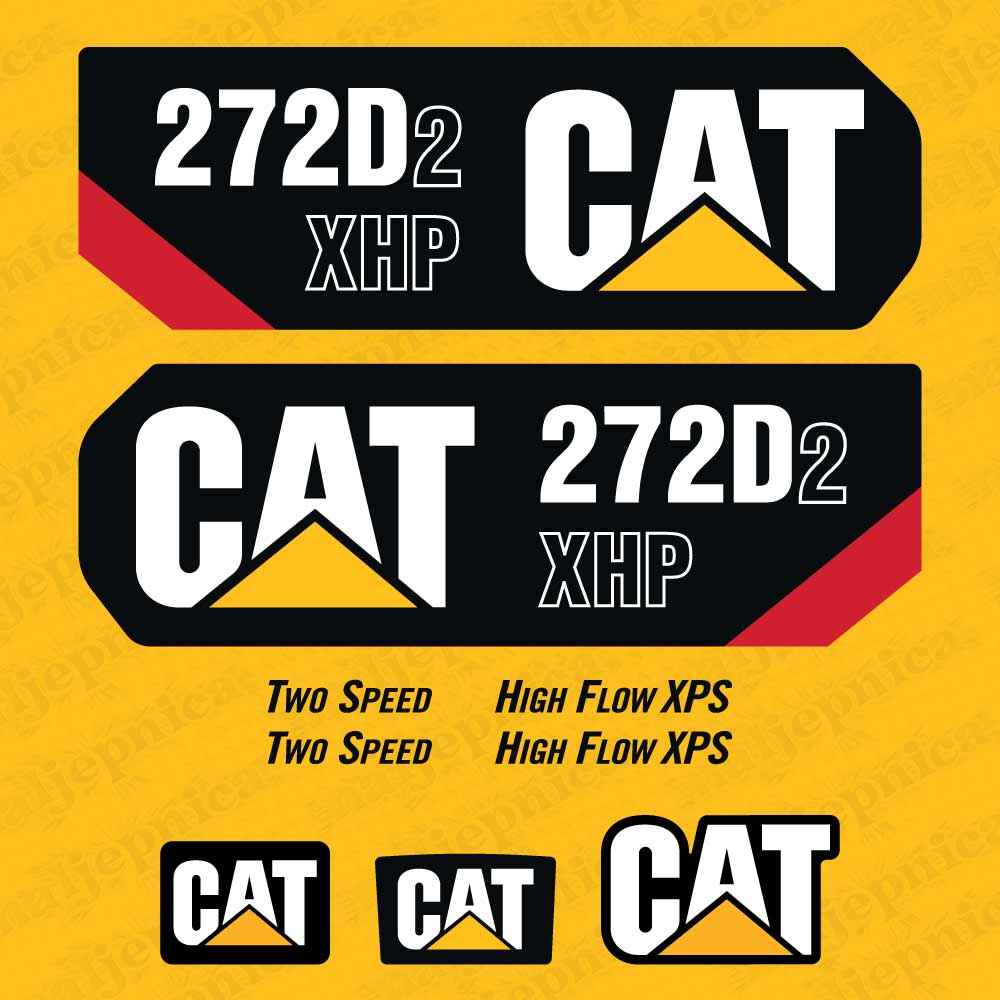 CAT Caterpillar 299D2 Replacement Decal Skid Steer Loader Set (Copy)