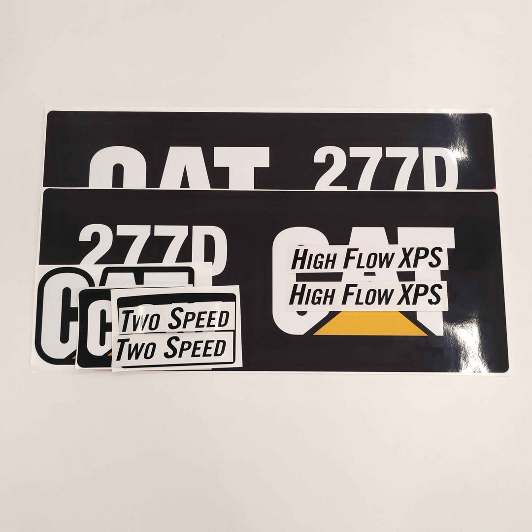 CAT Caterpillar 277D Replacement Decal Skid Steer Loader Set