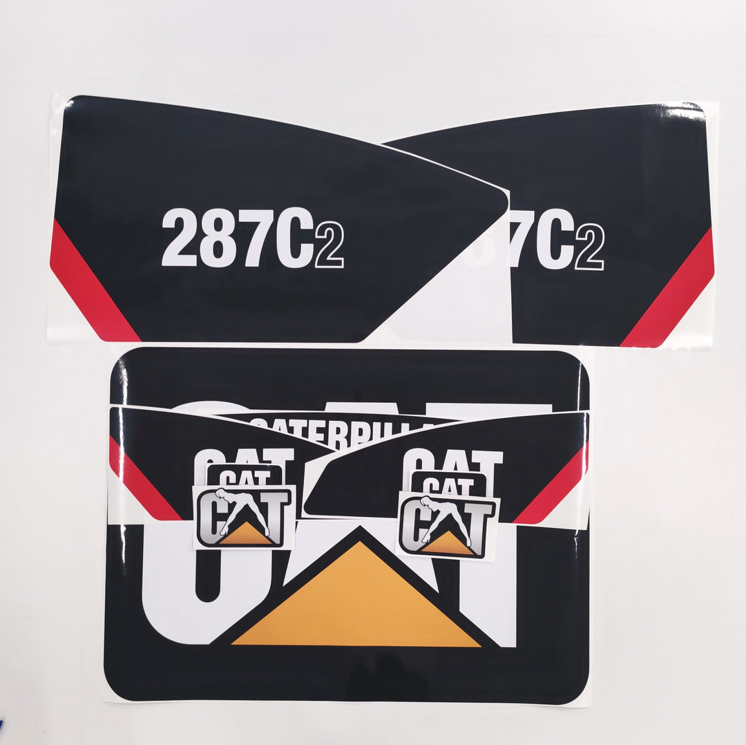 CAT Caterpillar 287C2 Replacement Decal Skid Steer Loader Set