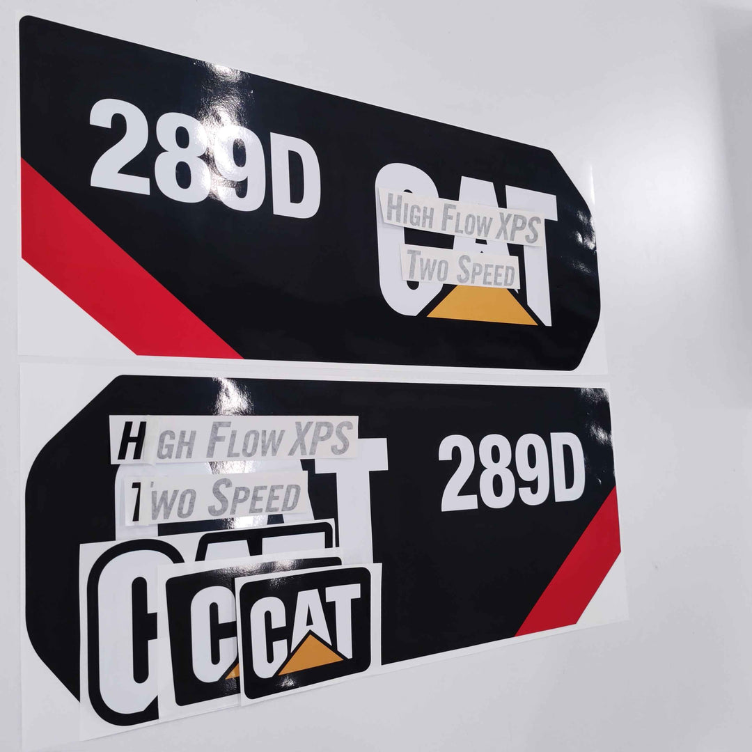 CAT Caterpillar 289D Replacement Decal Skid Steer Loader Set