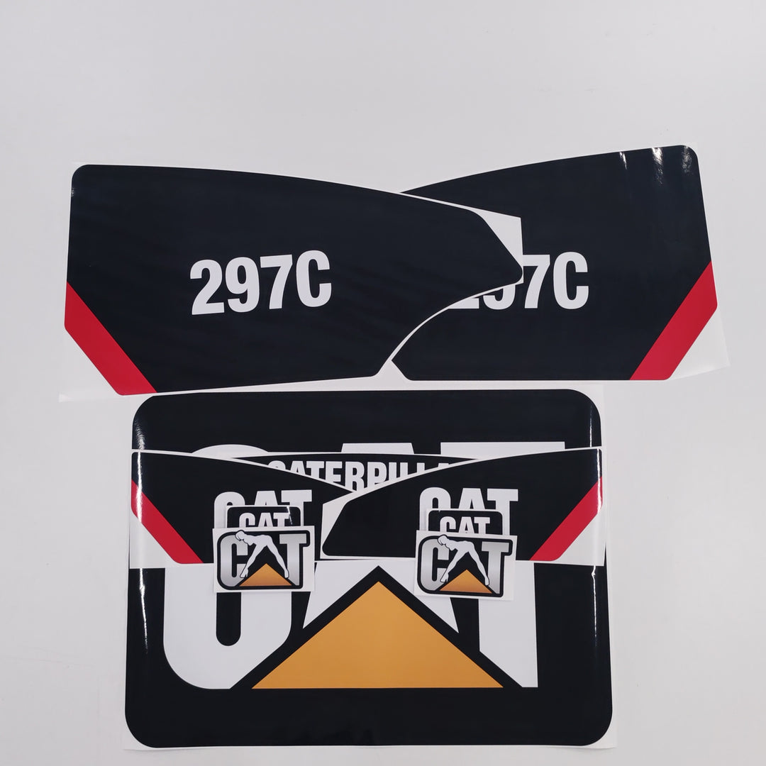 CAT Caterpillar 297C Replacement Decal Skid Steer Loader Set