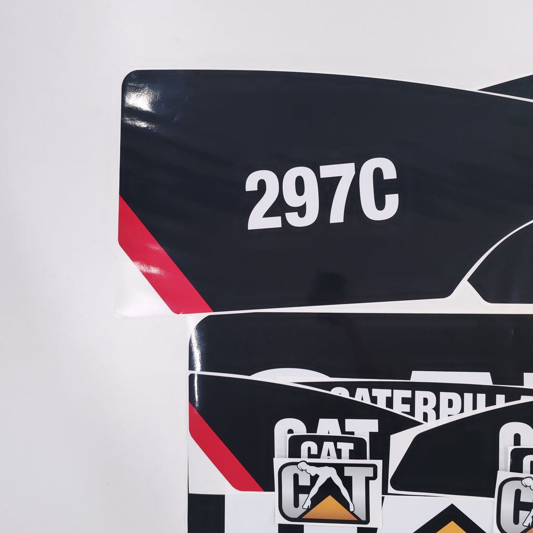 CAT Caterpillar 297C Replacement Decal Skid Steer Loader Set