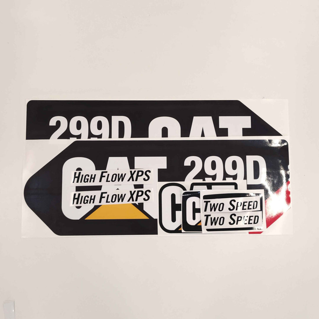 CAT Caterpillar 299D XHP Replacement Decal Skid Steer Loader Set