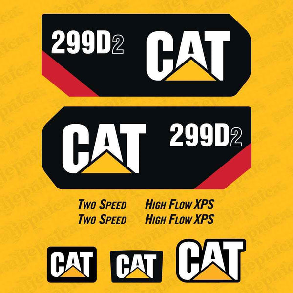 CAT Caterpillar 226D3 Replacement Decal Skid Steer Loader Set