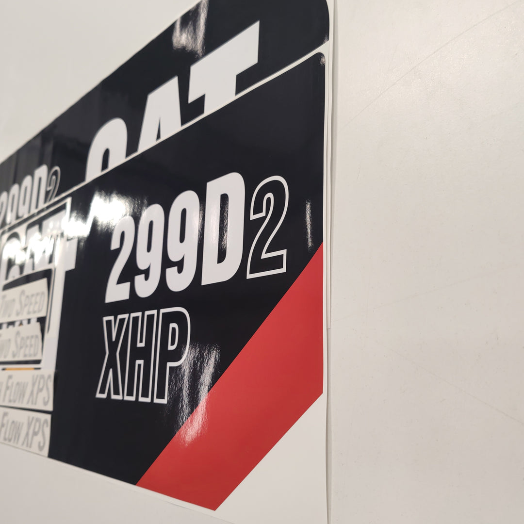 CAT Caterpillar 299D2 XHP Replacement Decal Skid Steer Loader Set
