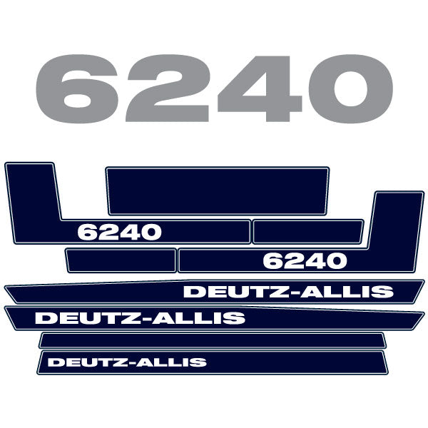 Deutz-Allis 6240 tractor decal aufkleber adesivo sticker set replacement decal set