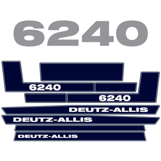 Deutz-Allis 6240 tractor decal aufkleber adesivo sticker set replacement decal set