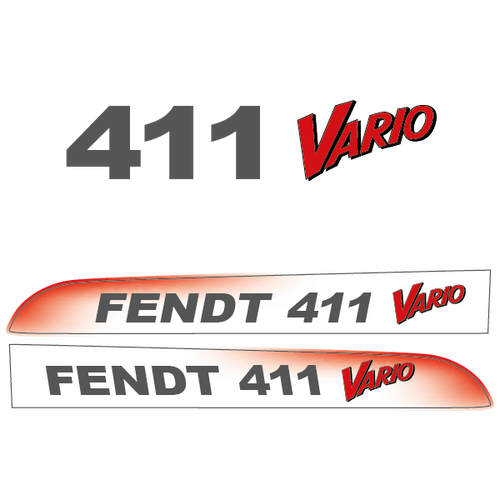 Fendt 411 Vario tractor decal aufkleber adesivo sticker set replacement decal set