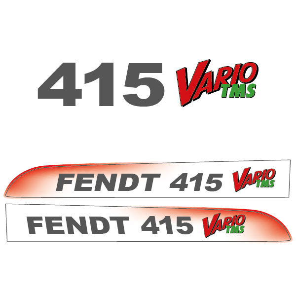 Fendt 415 Vario TMS tractor decal aufkleber adesivo sticker set replacement decal set
