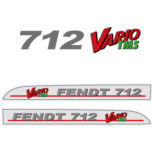 Fendt 712 Vario TMS tractor decal aufkleber adesivo sticker set replacement decal set