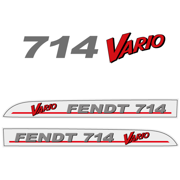 Fendt 714 Vario tractor decal aufkleber adesivo sticker set replacement decal set