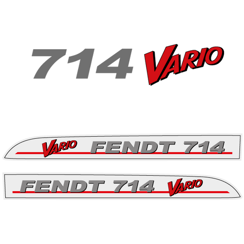 Fendt 714 Vario tractor decal aufkleber adesivo sticker set replacement decal set
