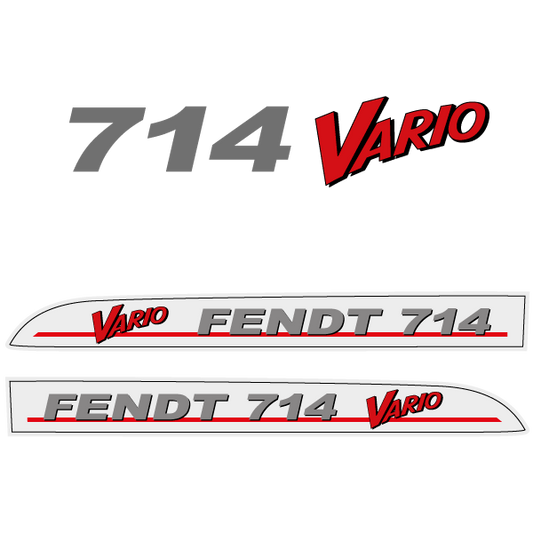 Fendt 714 Vario tractor decal aufkleber adesivo sticker set replacement decal set